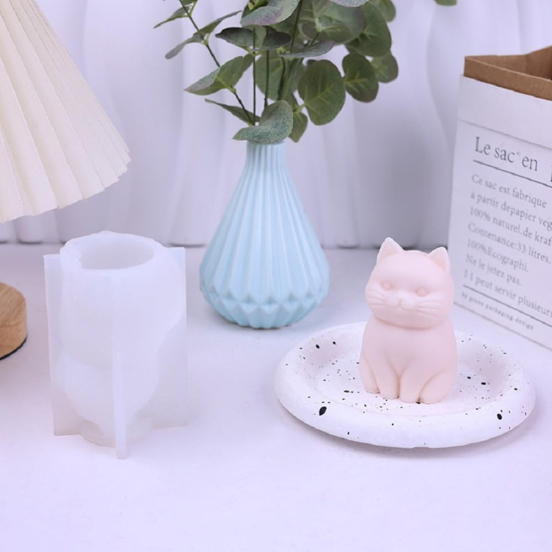 Candle Making Fat - 3D Fat Cat Animal Silicone Candle