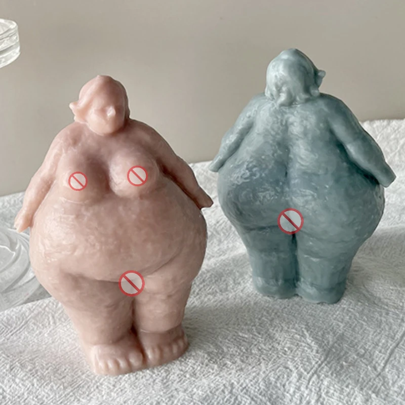 Abstract Human Body Candle Sil - Candle Making Fat recension och pris