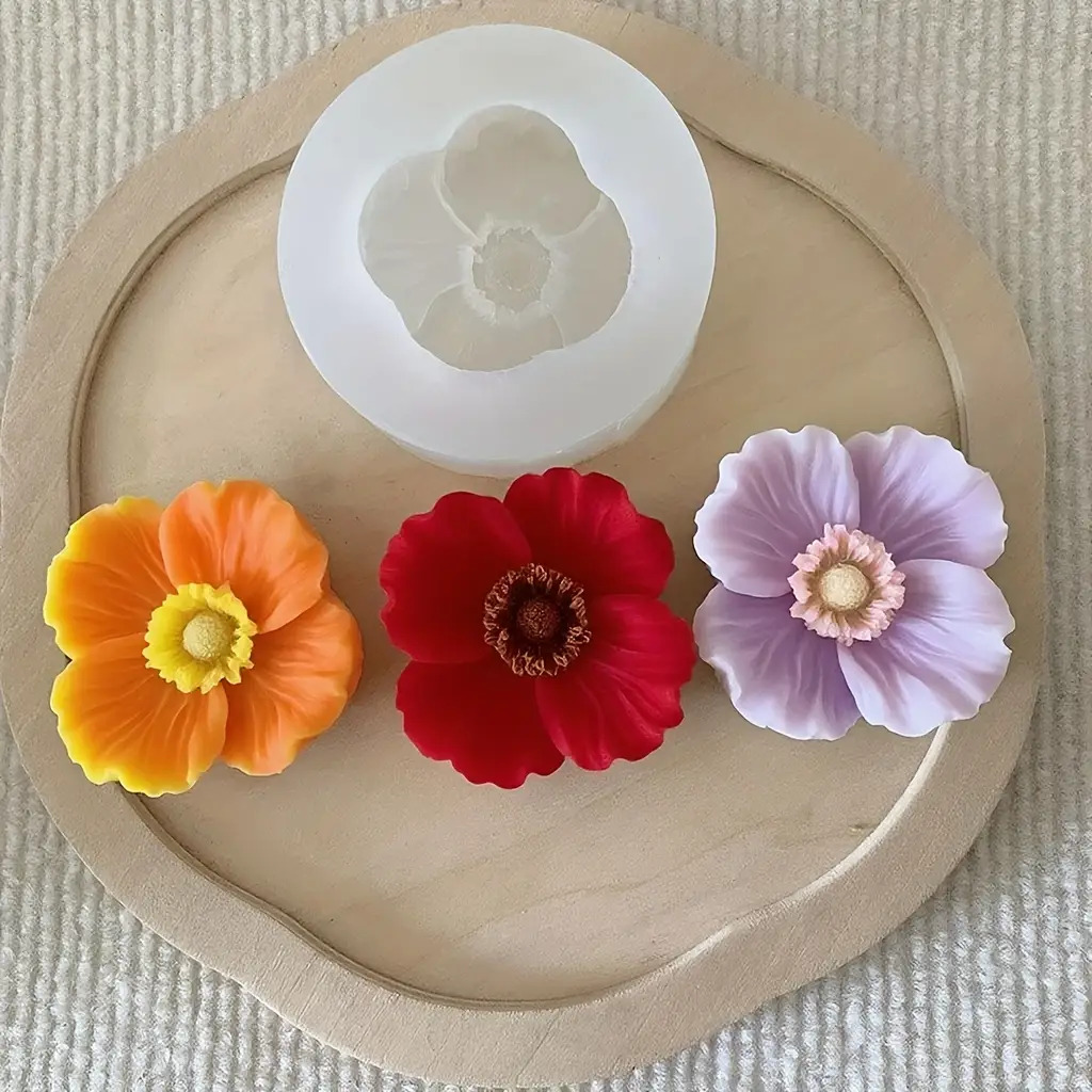 Flower Silicone Candle Mold, C - Candle Making Vessels recension och pris
