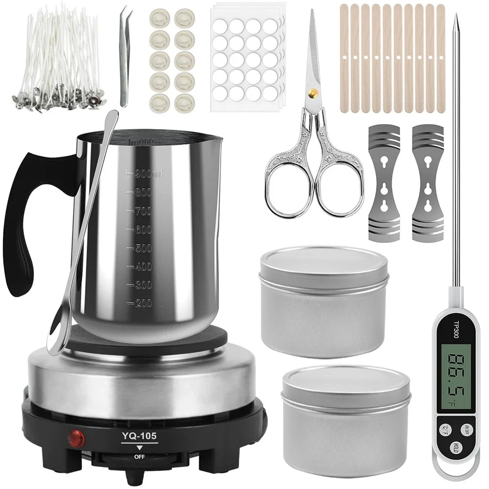 Candle Pouring Pot with Electr - Candle Making Vessels recension och pris