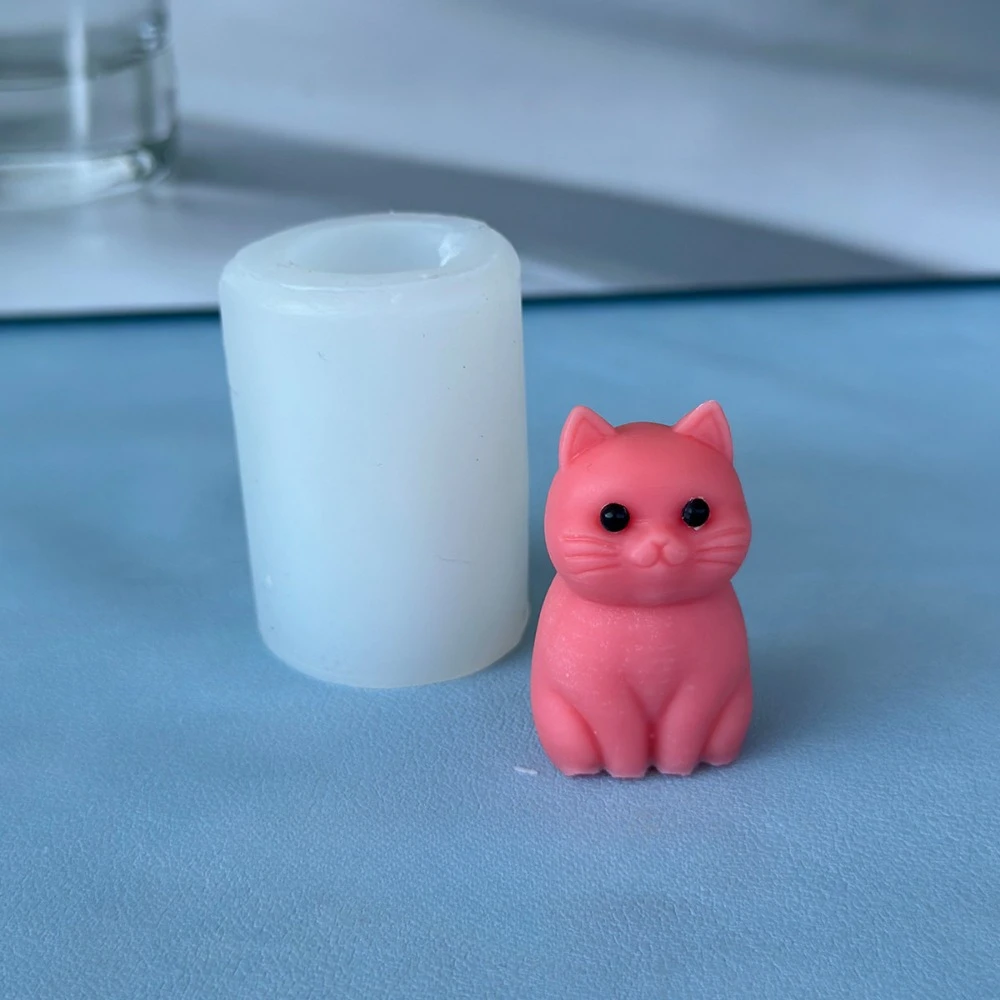 3D fat cat  Animal Silicone Ca - Candle Making Fat recension och pris