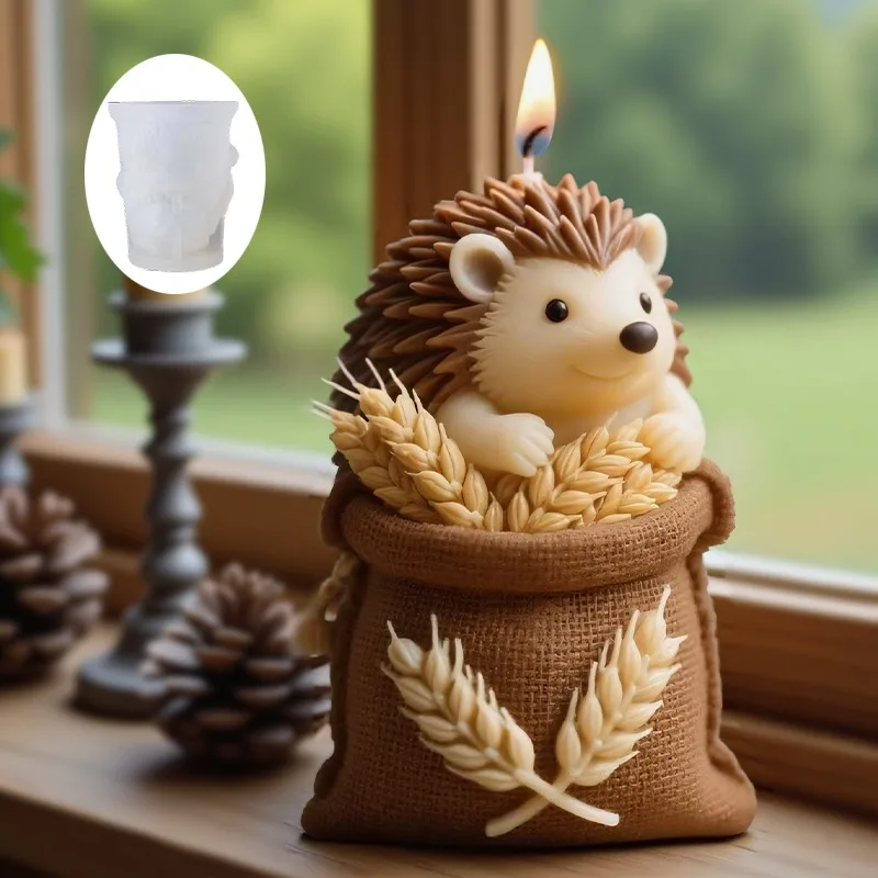 A cute hedgehog-shaped candle  - Candle Making Temperature recension och pris