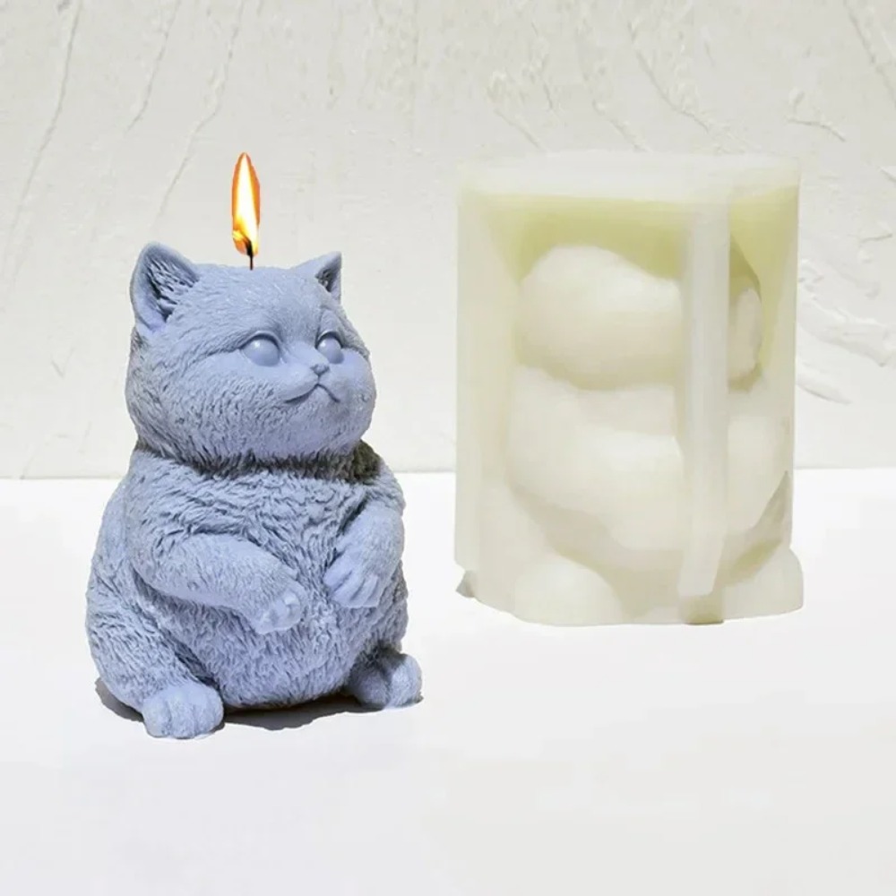 3D Fat Cat Aromatherapy Candle - Candle Making Fat recension och pris