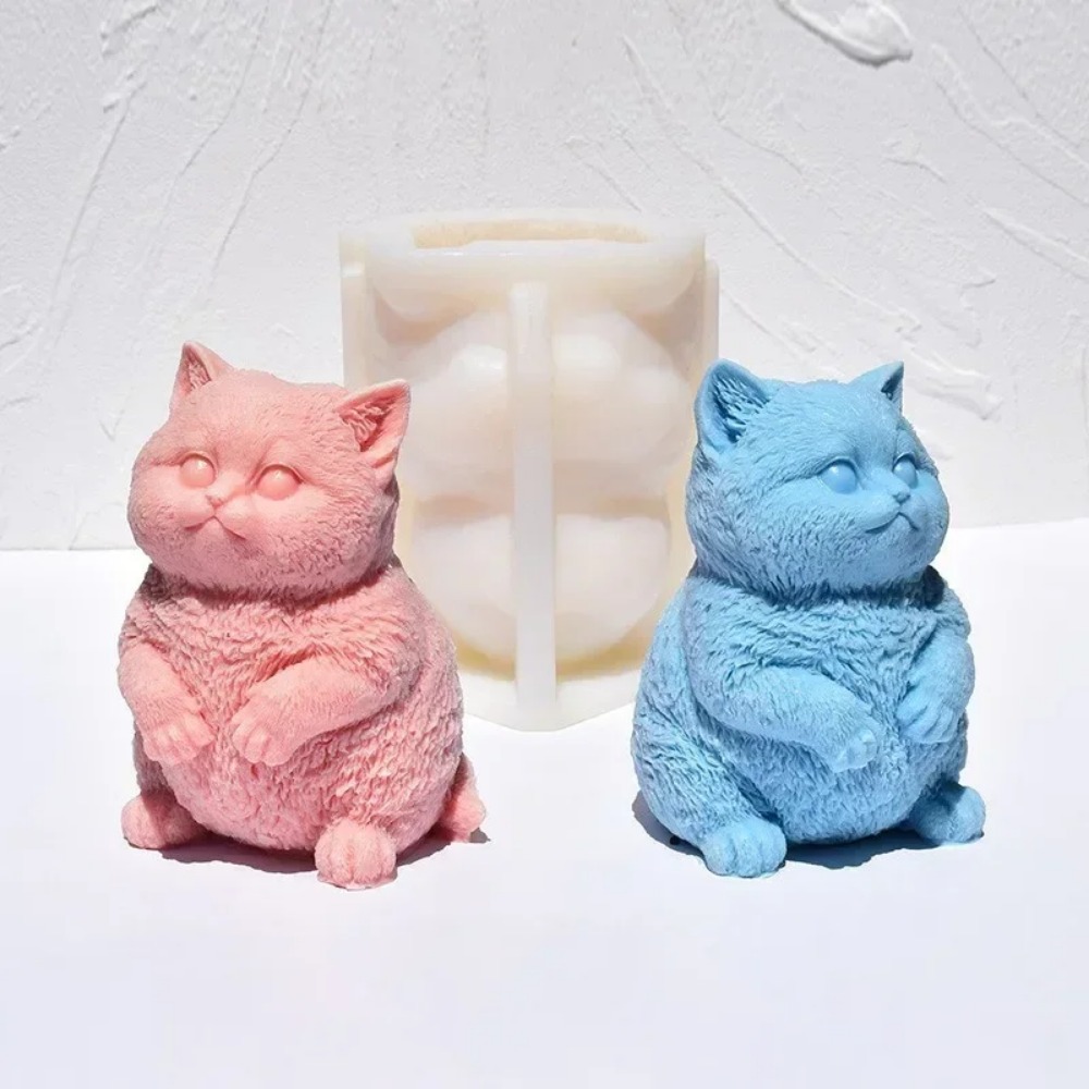 3D Fat Cat Aromatherapy Candle - Candle Making Fat recension och pris