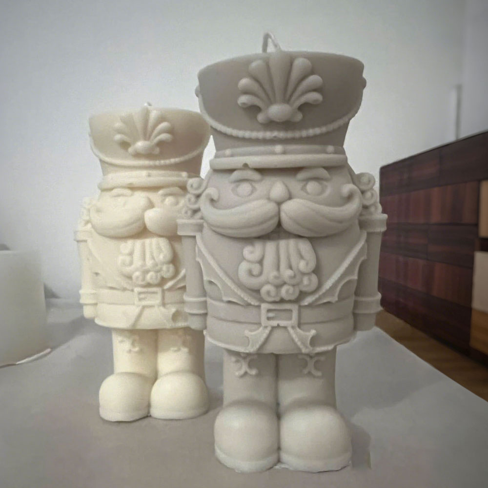 Nutcracker Soldier Silicone Ca - Candle Making Fat recension och pris