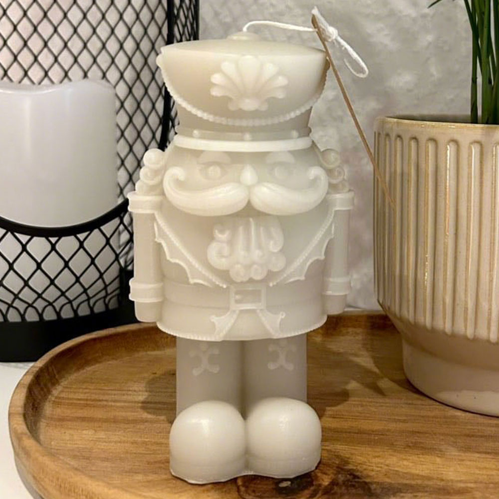 Nutcracker Soldier Silicone Ca - Candle Making Fat recension och pris