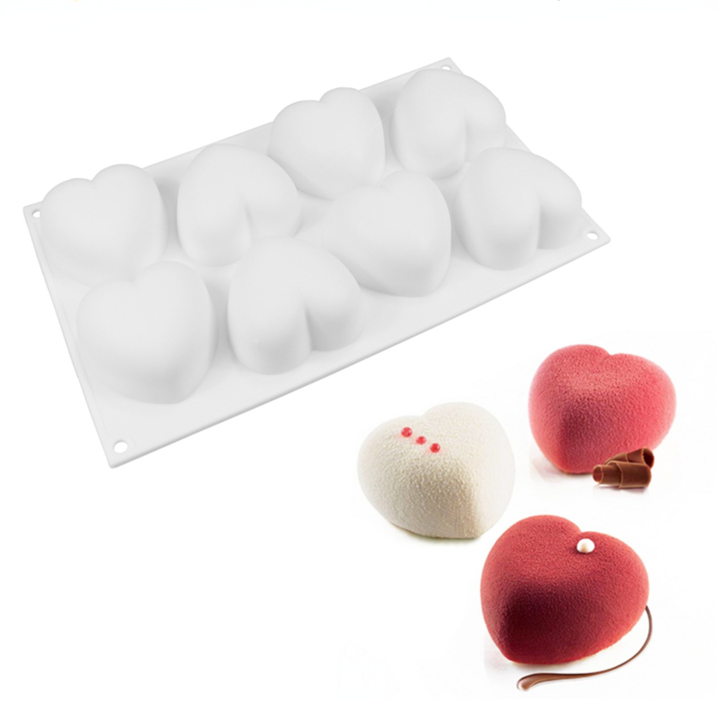 Love Heart Silicone Soap Mold  - Candle Making Experience recension och pris