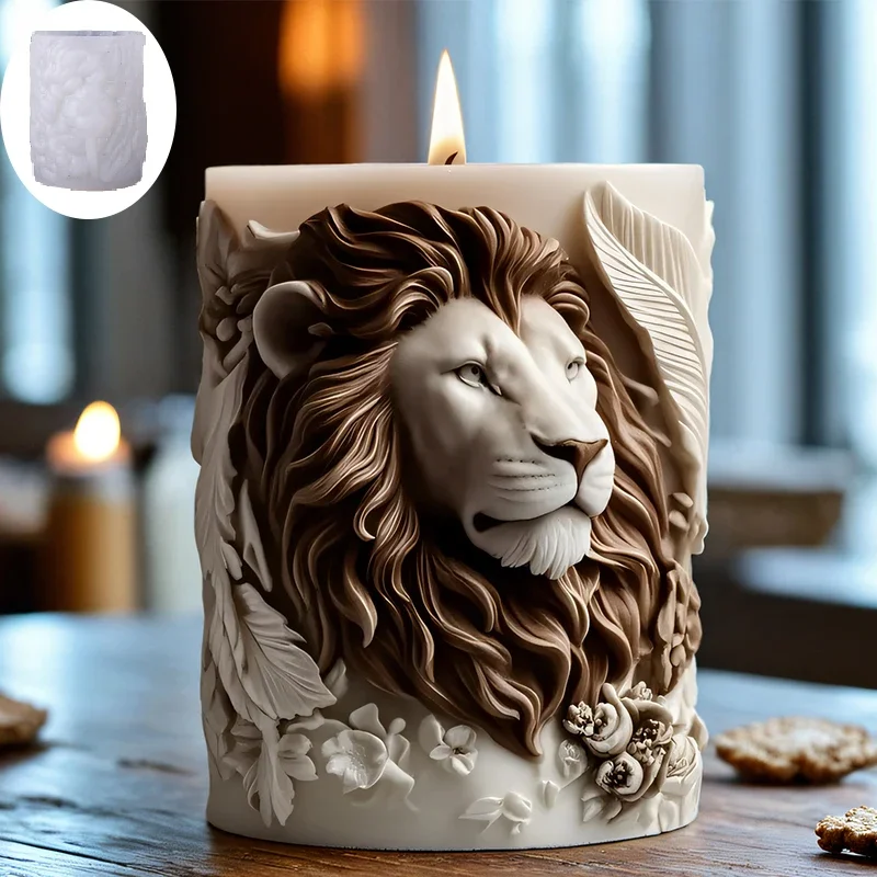 3d lion relief candle mold - f - Candle Making Temperature recension och pris