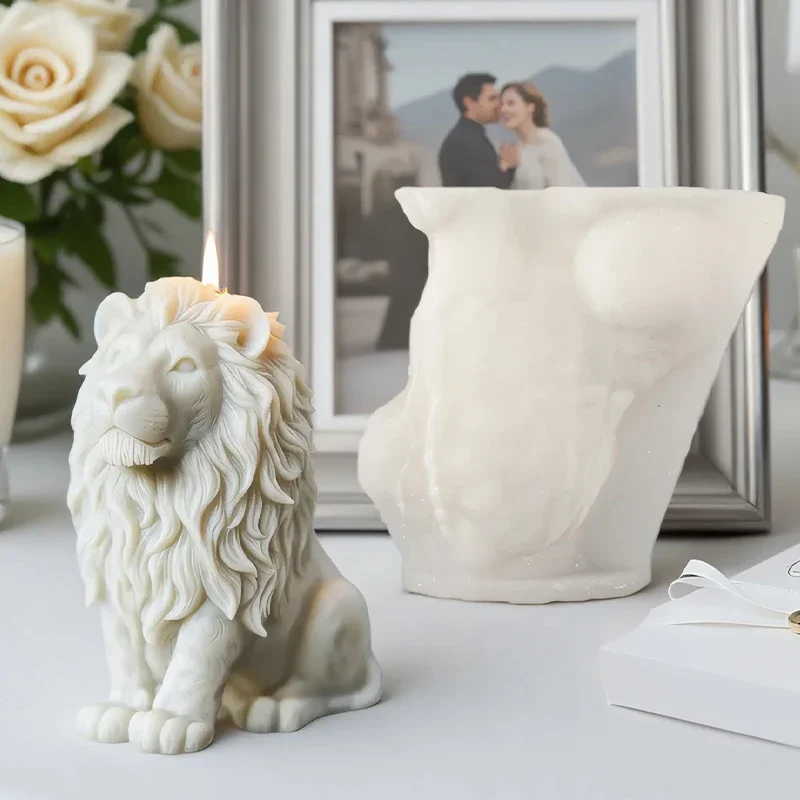 3d lion relief candle mold - f - Candle Making Temperature recension och pris