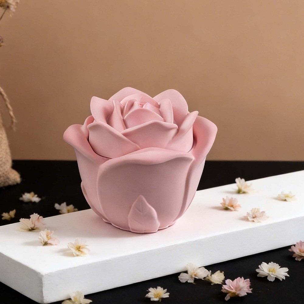 Candle Vessel Silicone Rose Fl - Candle Making Vessels recension och pris