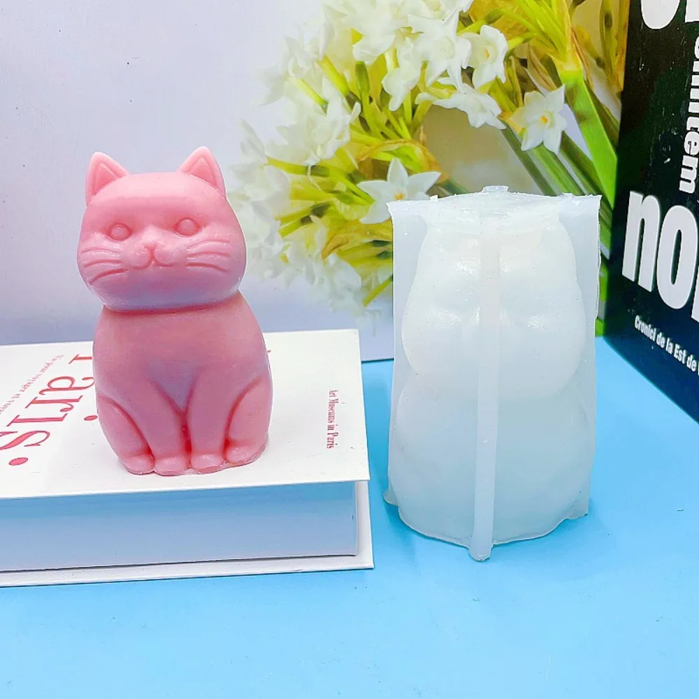 3D fat cat  Animal Silicone Ca - Candle Making Fat recension och pris