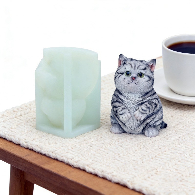 DIY Standing Fat Cat Silicone  - Candle Making Fat recension och pris