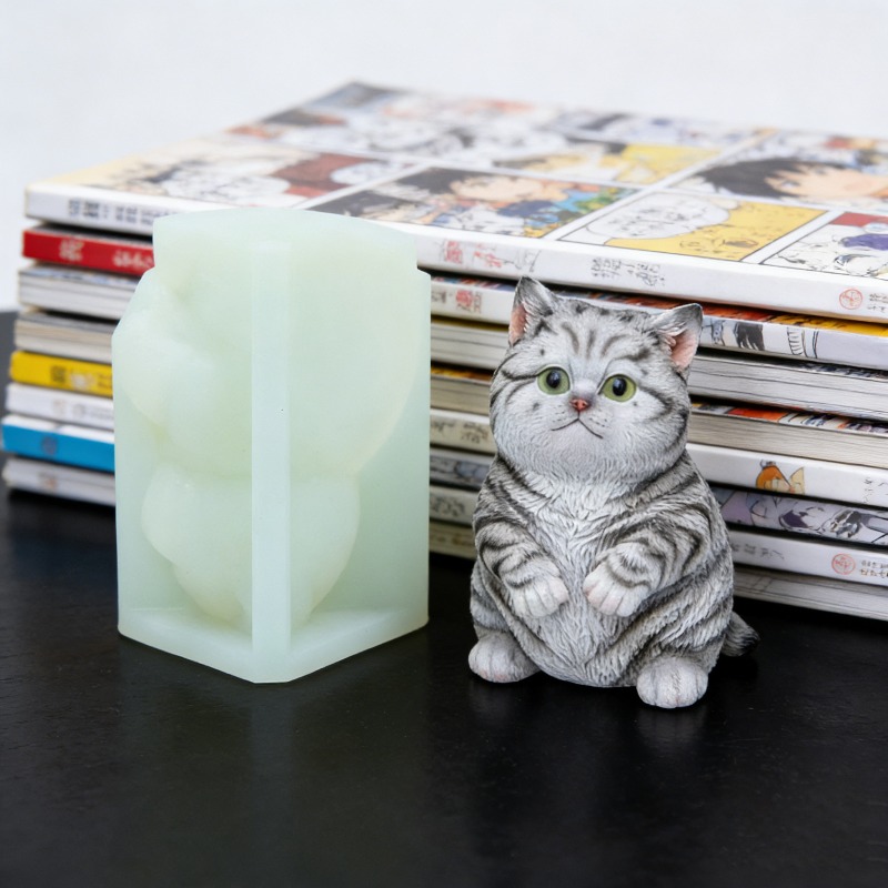 DIY Standing Fat Cat Silicone  - Candle Making Fat recension och pris