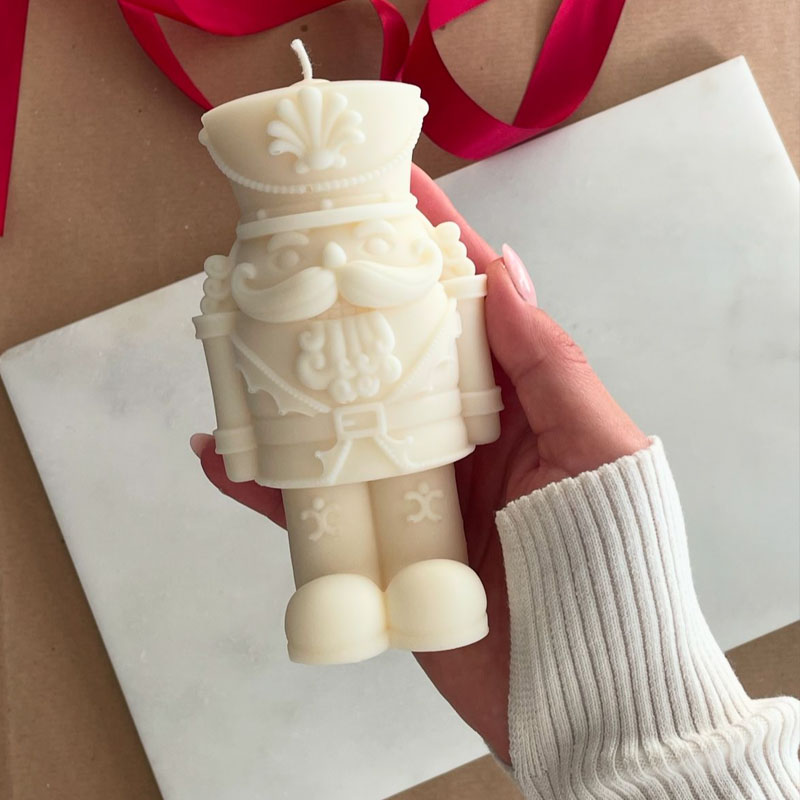 Nutcrackers Soldier Candle Mol - Candle Making Fat recension och pris