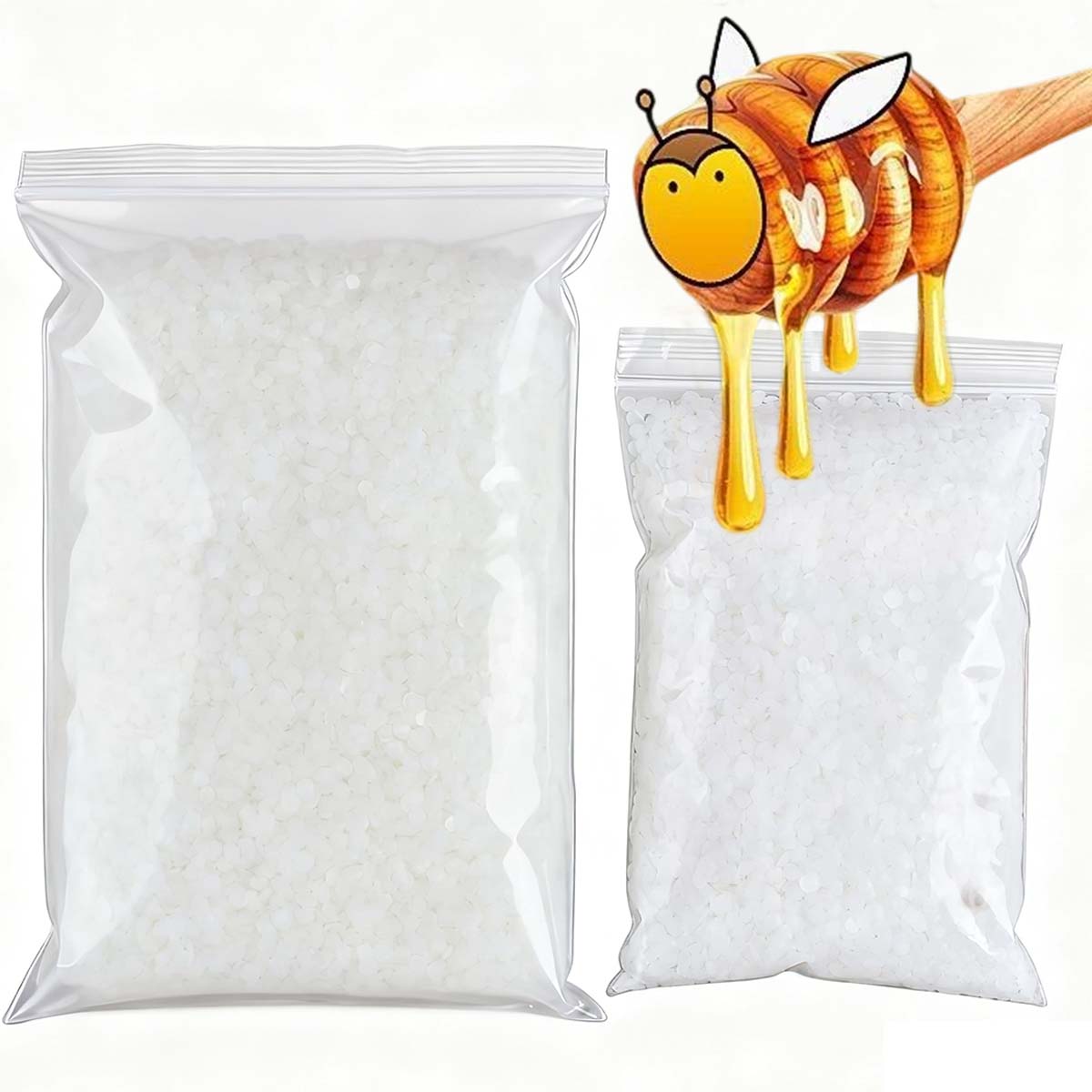 200g-1000g White Beeswax Pure  - Candle Making Fragrances recension och pris