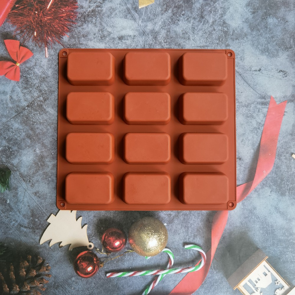 12 Cavity Square Silicone Soap - Candle Making Experience recension och pris