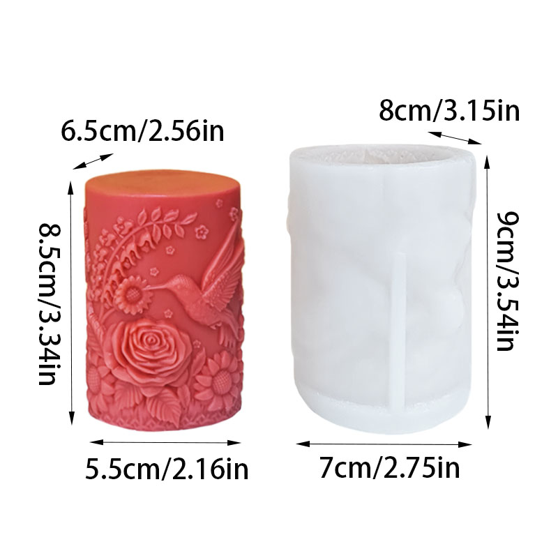 【Hummingbird Garden Embossed C - Candle Making Temperature recension och pris