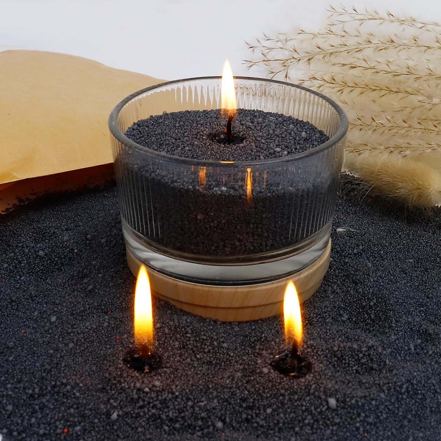 Black Candle Sand with Wick, 2 - Candle Making Experience recension och pris