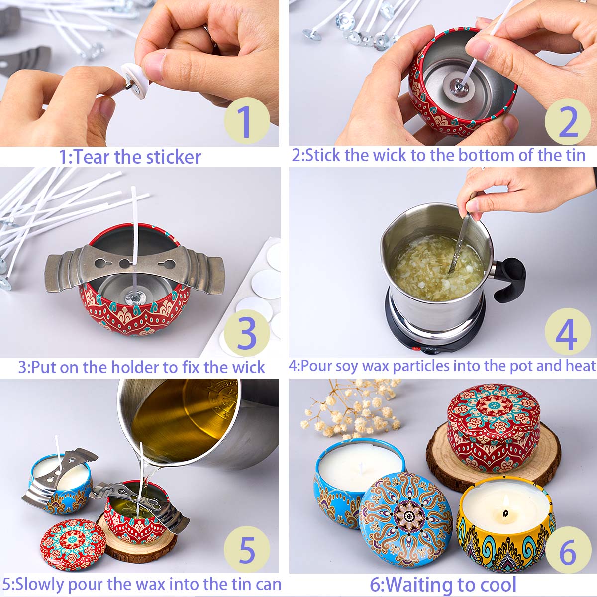 DIY Scented Candle Making Tool - Candle Making Vessels recension och pris