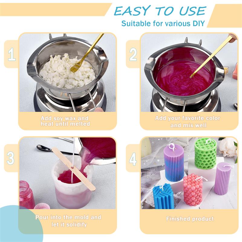 100/500g/1kg Pure Soy Wax Para - Candle Making Experience recension och pris